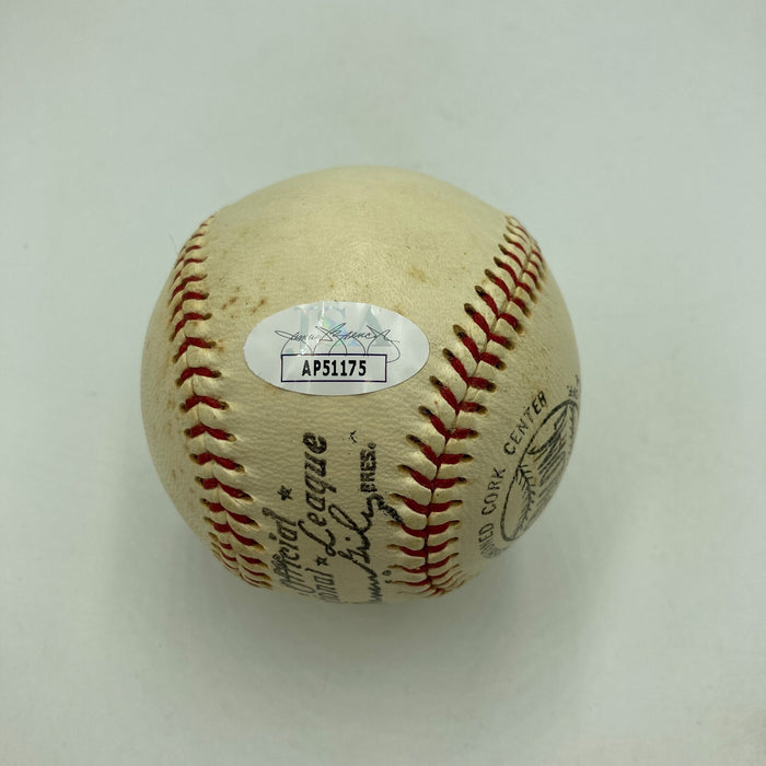 Juan Marichal Signed 1960's Official National League Giles Baseball JSA COA