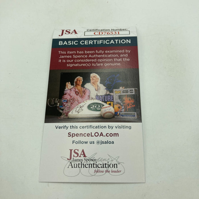 Al Barlick HOF 1989 Signed National League Baseball JSA COA