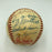 1956 All Star Game Team Signed Baseball Willie Mays Hank Aaron 30 Sigs