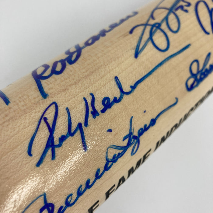 2021 Hall Of Fame Induction Multi Signed Baseball Bat 31 Sigs Derek Jeter JSA