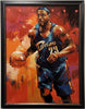 LeBron James Signed Large Malcolm Farley Painting Art UDA Upper Deck Certified