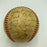 1949 New York Yankees World Series Champs Team Signed Baseball JSA COA