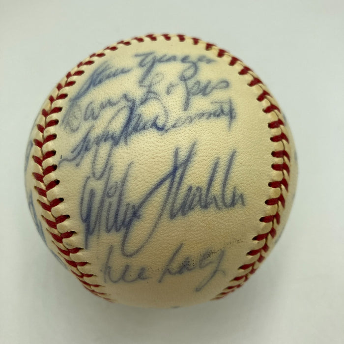 1972 Los Angeles Dodgers Team Signed Official National League Feeney Baseball