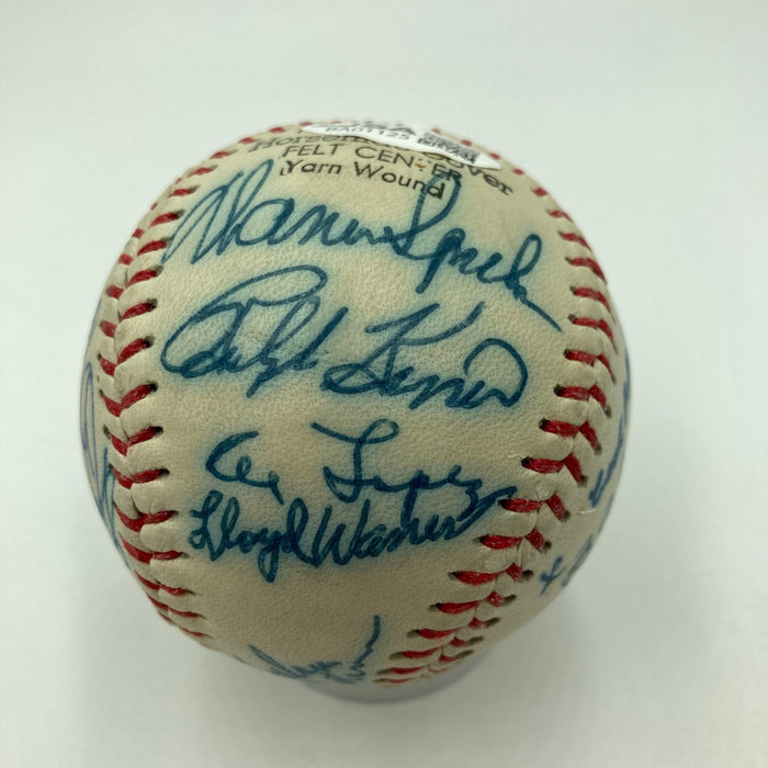 Warren Giles George Kelly Stan Coveleski HOF Multi Signed Baseball 18 Sigs JSA