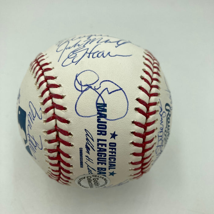 1986 New York Mets World Series Champs Team Signed MLB Baseball JSA COA