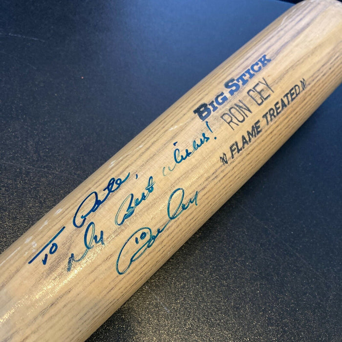 Ron Cey Signed 1970's Louisville Slugger Game Used Baseball Bat JSA COA