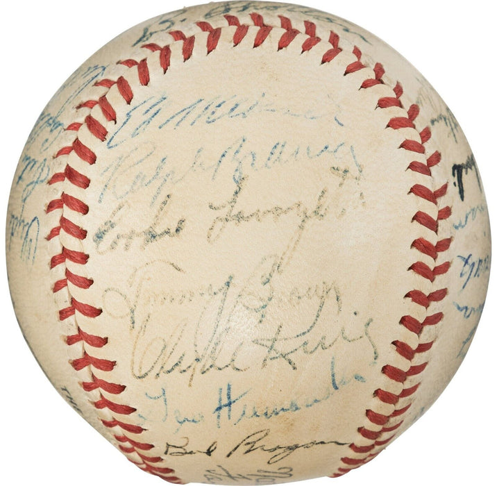 Jackie Robinson Rookie 1947 Brooklyn Dodgers Team Signed Baseball PSA DNA COA