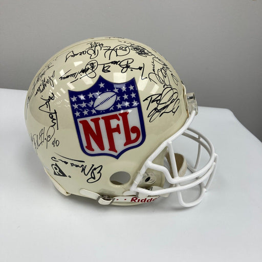 Joe Montana Rod Woodson Hall Of Fame Multi Signed Full Size NFL Helmet