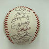 Rare 2007 Colorado Rockies NL Champs Team Signed World Series Baseball JSA COA
