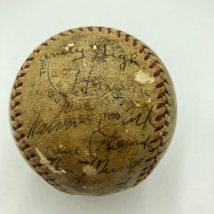 Honus Wagner Heinie Manush  Waite Hoyt HOF Multi Signed Baseball Beckett COA