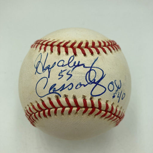 Hopalong Cassidy  Signed Vintage NL Baseball Heisman Trophy Winner JSA COA
