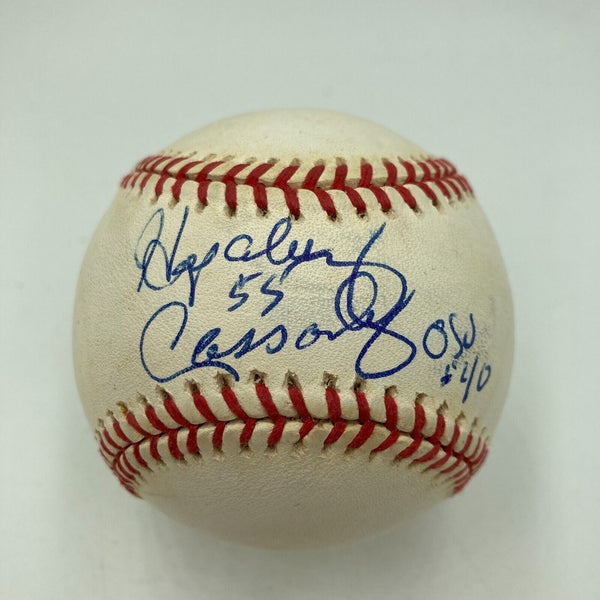 Hopalong Cassidy  Signed Vintage NL Baseball Heisman Trophy Winner JSA COA