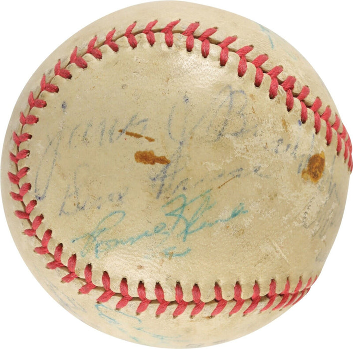 Sugar Ray Robinson & James J. Braddock Boxing Legends Signed Baseball JSA COA