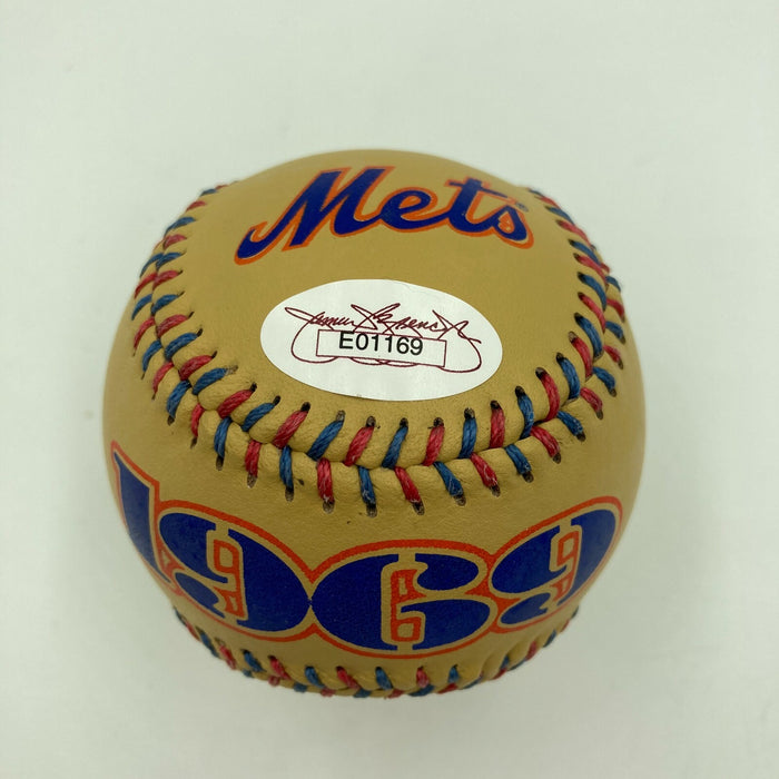 Rare Tom Seaver Signed 1969 Miracle Mets Spinneybeck Baseball With JSA COA
