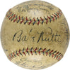 Babe Ruth & Lou Gehrig 1934 New York Yankees Team Signed Baseball PSA DNA COA