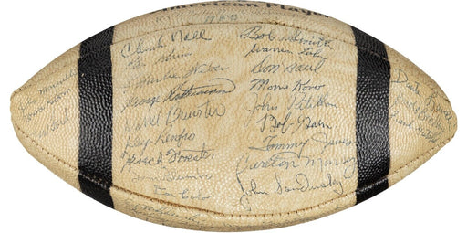 1955 Cleveland Browns NFL Champions Team Signed Football 36 Sigs Beckett COA