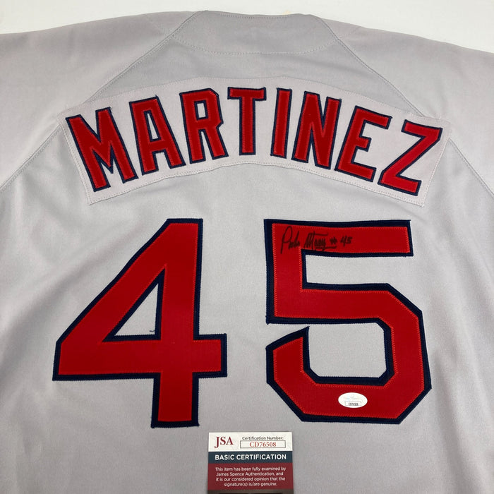 Pedro Martinez Signed 1990's Russell Boston Red Sox Authentic Jersey JSA COA