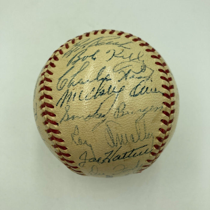 Frankie Frisch 1951 Chicago Cubs Team Signed National League Baseball PSA DNA