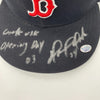 David Ortiz Boston Red Sox Debut Game Used Signed Hat JSA COA First Game Red Sox