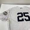 New York Yankees World Series Grand Slams Signed Jersey 5 Sigs Yogi Berra JSA