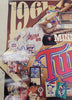 1991 Minnesota Twins World Series Champs Team Signed 18x24 Poster Beckett COA