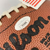 Johnny Unitas Signed Wilson Official NFL Football JSA COA