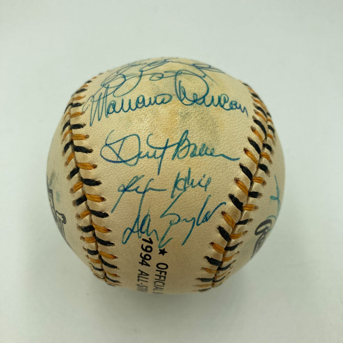 1994 All Star Game National League Team Signed Baseball Barry Bonds PSA DNA COA