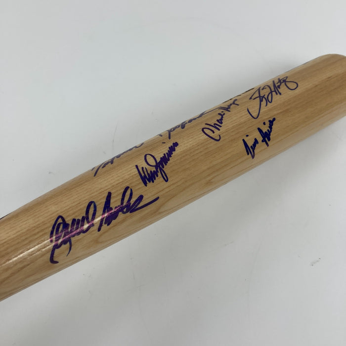1996 New York Yankees World Series Champs Team Signed Bat Derek Jeter JSA COA