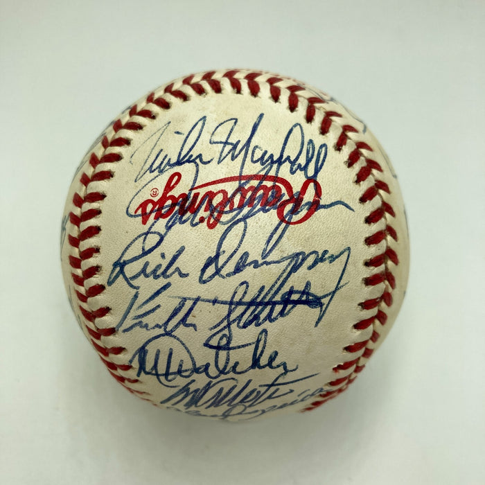 1988 Los Angeles Dodgers World Series Champs Team Signed W.S. Baseball PSA DNA
