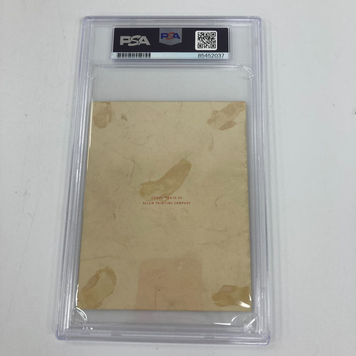 Nile Kinnick Signed 1940 Football Card Photo PSA DNA Heisman Trophy Winner RARE