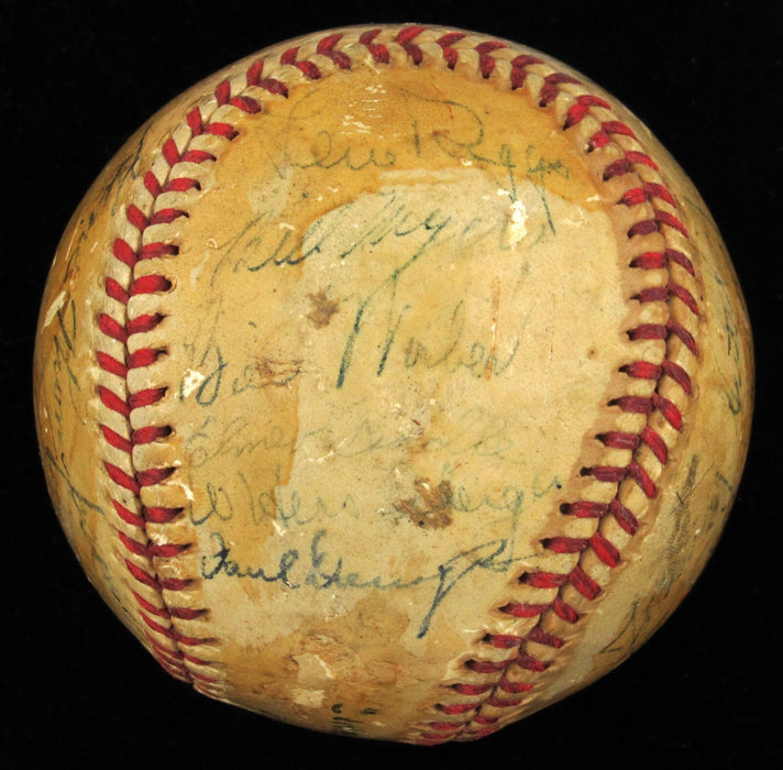 1940 Cincinnati Reds World Series Champs Team Signed Baseball JSA COA