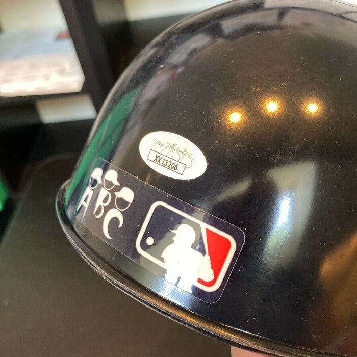 Stunning Joe Dimaggio Signed New York Yankees Game Model Helmet JSA MINT 9