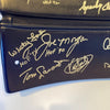 Beautiful Hall Of Fame Signed Seatback Stan Musial Ernie Banks 33 Sigs JSA COA