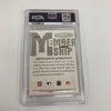 2005 Donruss Classics Willie Mays Auto Game Used Jersey Bat #5/5 PSA