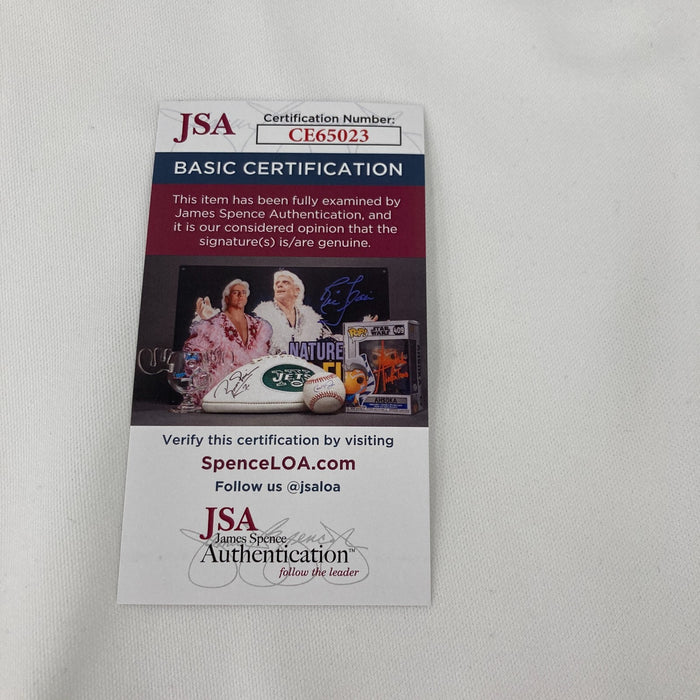 Johnny Bench 1976 WS MVP Signed Mitchell & Ness Cincinnati Reds Jersey JSA COA