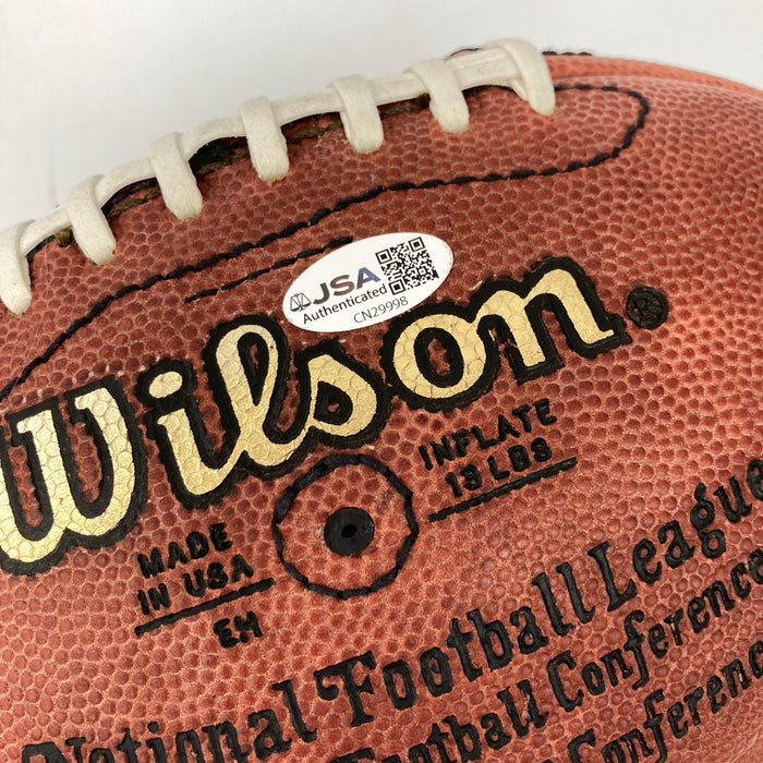 Roger Staubach #12 Signed Official NFL Wilson Game Football JSA COA