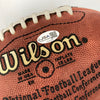 Roger Staubach #12 Signed Official NFL Wilson Game Football JSA COA