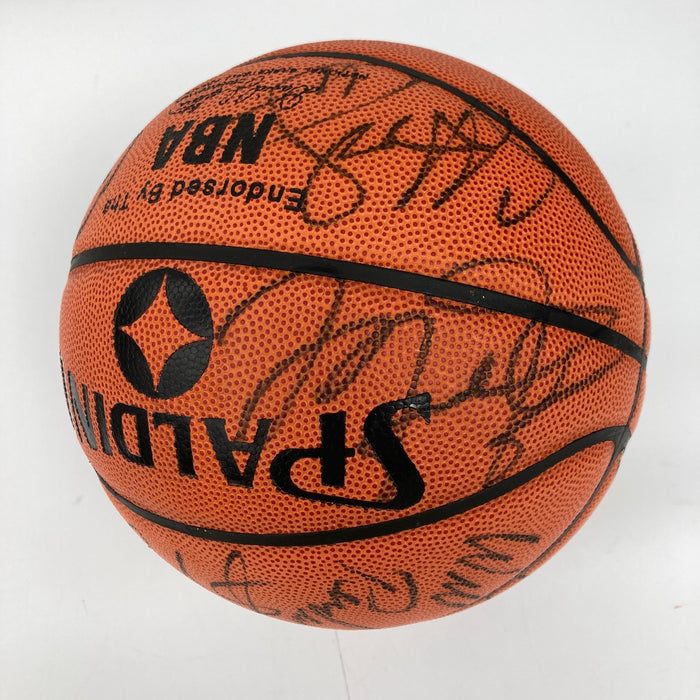 Michael Jordan 1991-92 Chicago Bulls NBA Champs Team Signed Basketball PSA & JSA