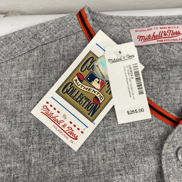 The Finest Willie Mays & Willie Mccovey Signed Inscribed STAT Giants Jersey JSA