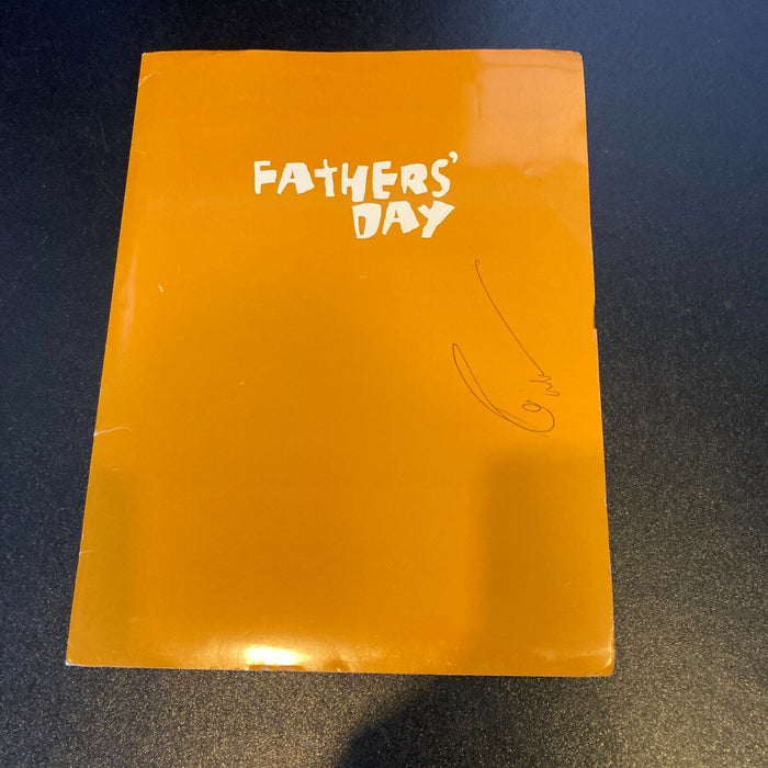 Robin Williams Signed Father's Day Movie Folder With Photos JSA COA