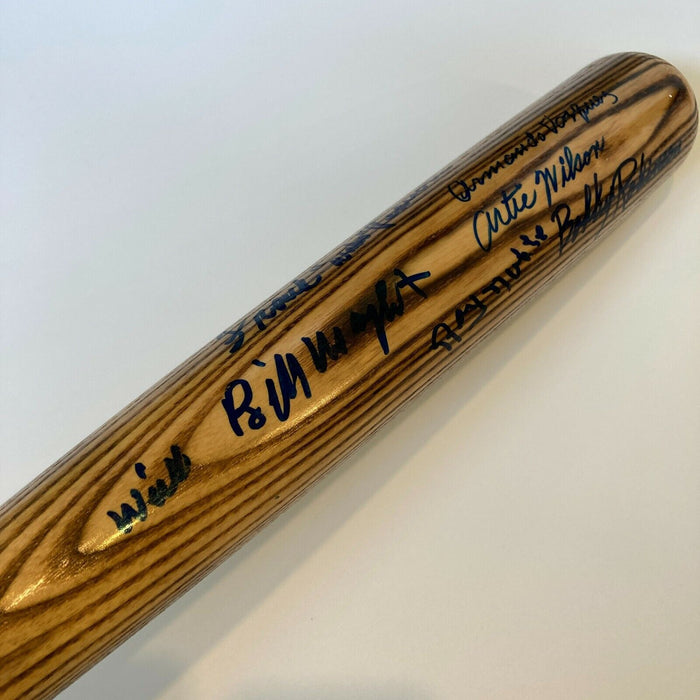 Negro League Legends Multi Signed Baseball Bat Double Duty Radcliffe JSA COA