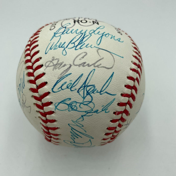 1988 New York Mets Team Signed National League Baseball With Gary Carter