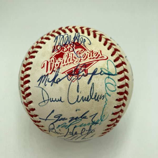 1988 Los Angeles Dodgers World Series Champs Team Signed W.S. Baseball PSA DNA