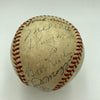 Babe Ruth Mel Ott Joe Dimaggio Ted Williams Willie Mays Signed Baseball PSA DNA