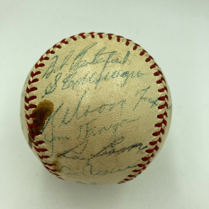 1954 All Star Game Team Signed Baseball Nellie Fox Yogi Berra Whitey Ford JSA