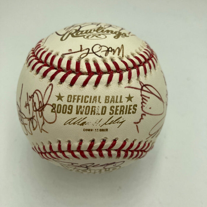 2009 Philadelphia Phillies Team Signed World Series Baseball 37 Sigs JSA COA