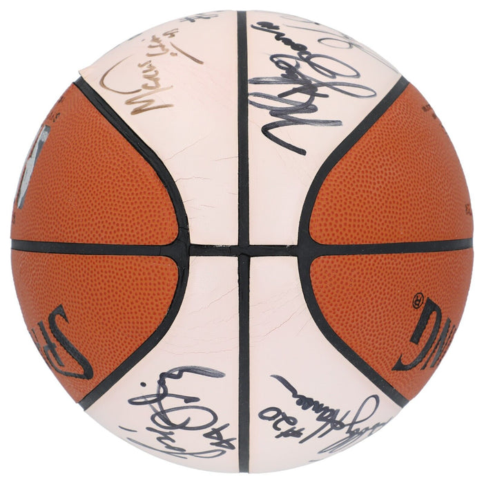 1988-89 Utah Jazz Team Signed Game Used Basketball Karl Malone Beckett COA