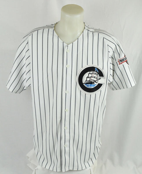 Jorge Posada 1996 Rookie Game Used Yankees Columbus Clippers Minor League Jersey