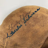 Charlie Silvera Signed 1950's Game Model Baseball Glove Mitt Yankees JSA COA