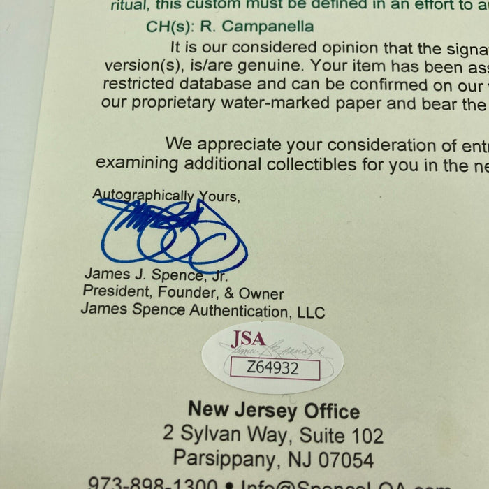 1955 Brooklyn Dodgers World Series Champs Team Signed Baseball Sandy Koufax JSA